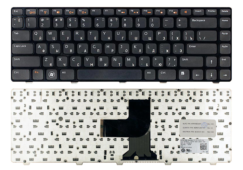 Клавиатура для ноутбука DELL Vostro 3550 черная
