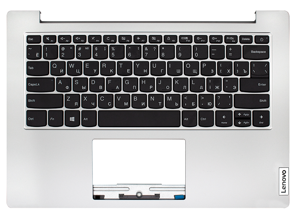 Топ-панель для Lenovo IdeaPad 1 14IGL05 серебряная (1-я серия!)