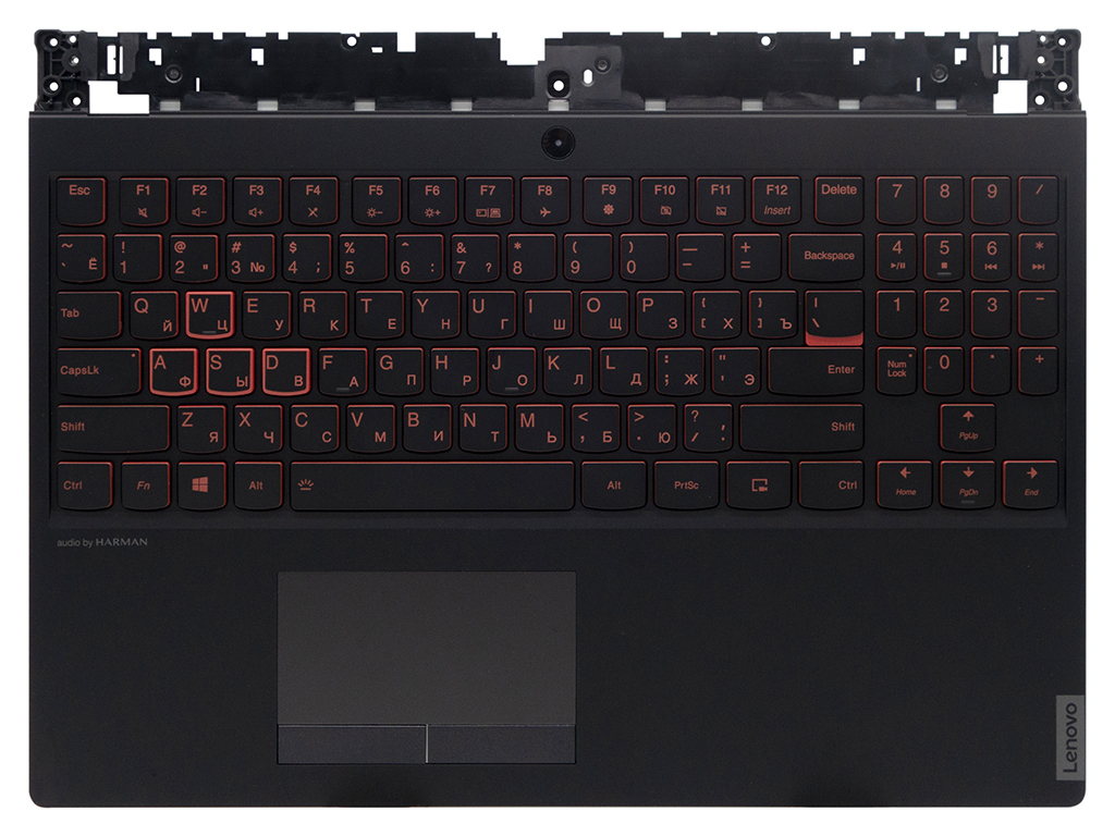 Топ-панель для  Lenovo Legion Y7000 2019 черная с подсветкой