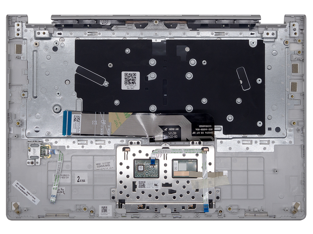 Топ-панель Lenovo Yoga 530-14IKB серебряная БЕЗ подсветки