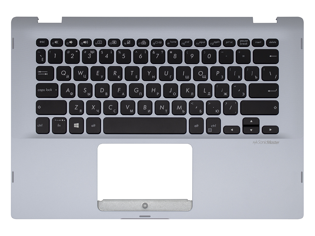 Топ-панель 90NB0N32-R31RU0 для Asus серебряная с подсветкой
