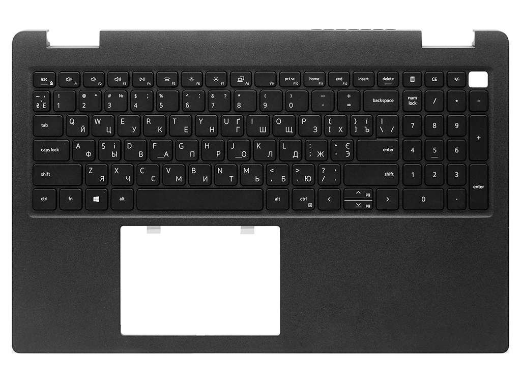Топ-панель для Dell Latitude 3520 черная с подсветкой