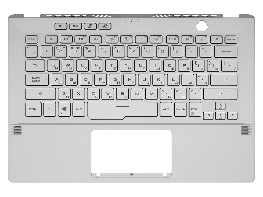Топ-панель 90NR03F2-R31RU1 для Asus серебро с подсветкой