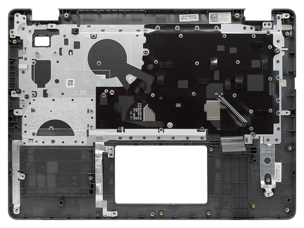 Топ-панель 0GR6XD для Dell серая (для моделей с Type-C)
