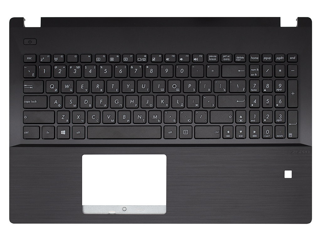 Топ-панель 90NX02L1-R31RU1 для Asus черная без подсветки