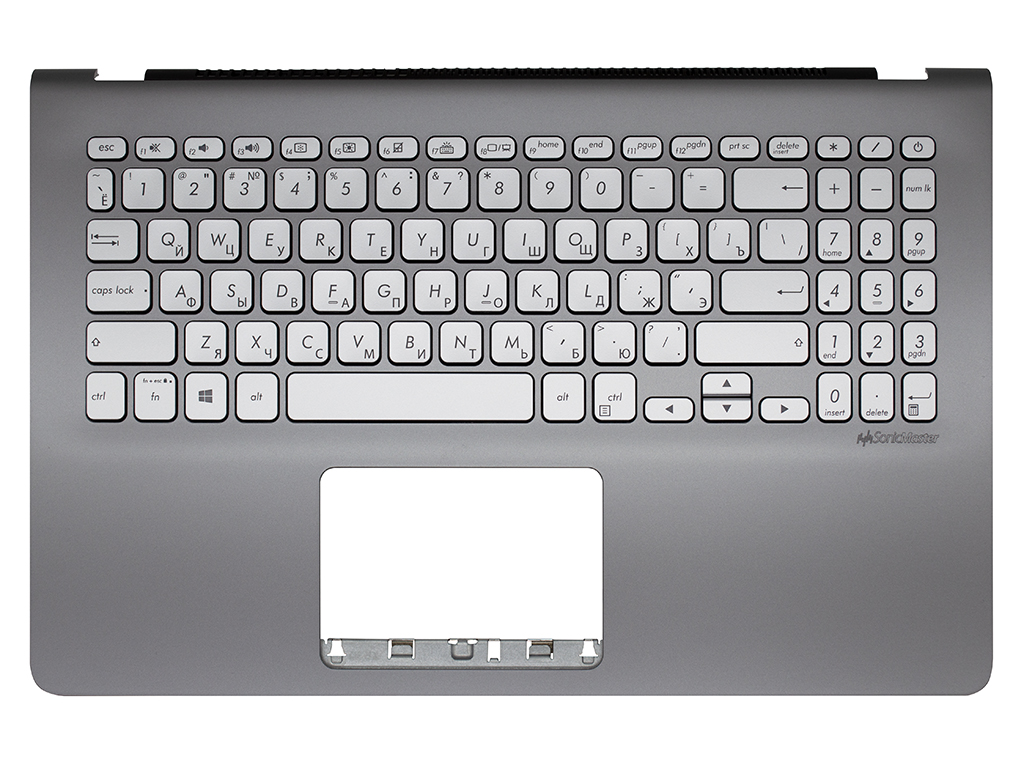 Топ-панель 90NB0IB5-R32RU0 для Asus серая с подсветкой