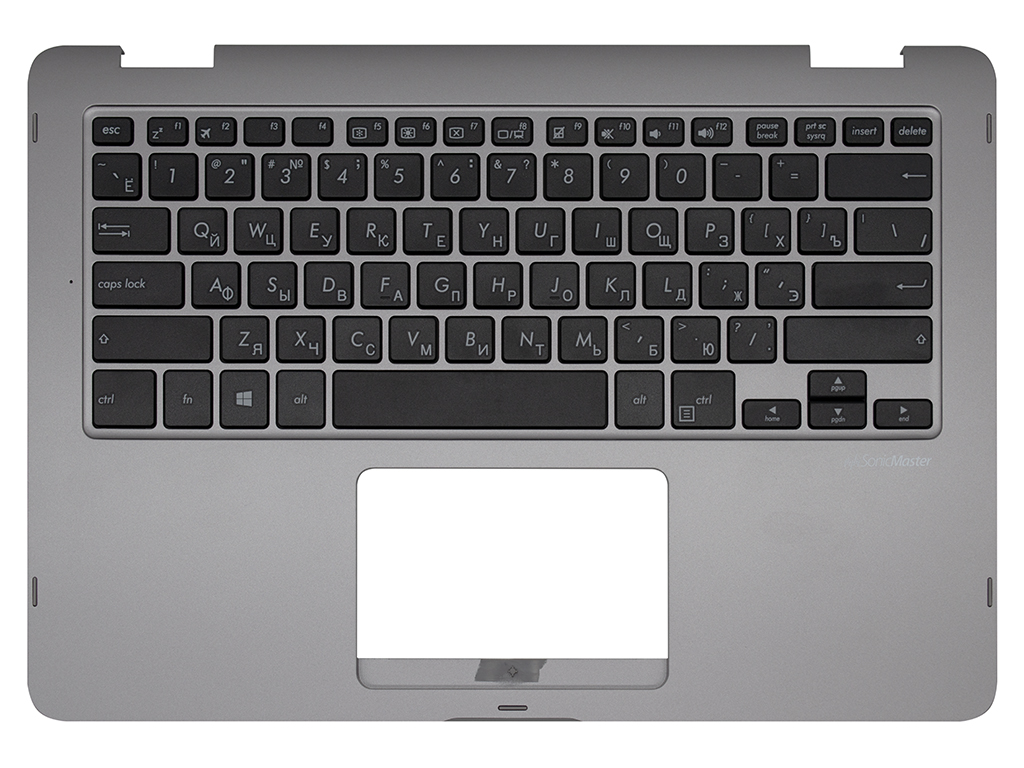 Топ-панель 90NB0IV1-R31RU0 для Asus серая без подсветки