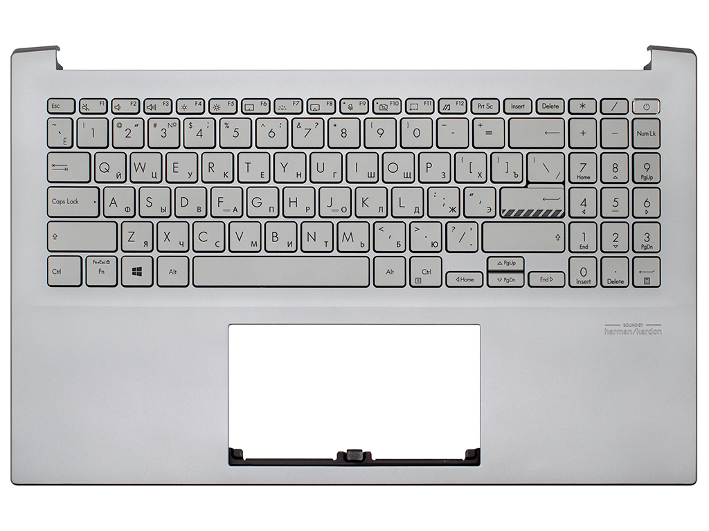 Топ-панель 90NB0UU1-R31RU0 для Asus серебро с подсветкой