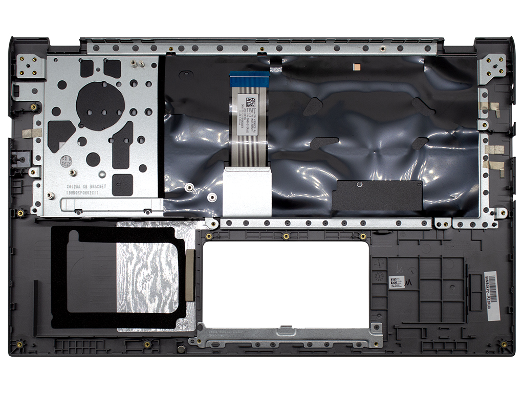 Топ-панель Asus VivoBook R424D серая без подсветки