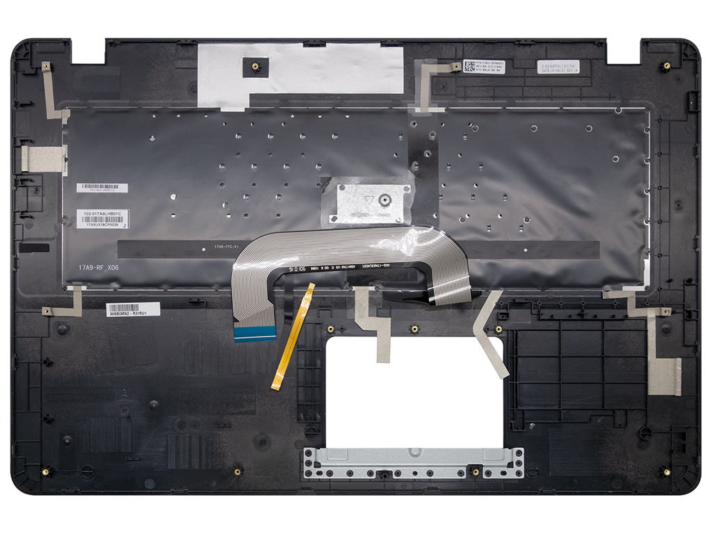 Топ-панель Asus VivoBook  A705U серо-синяя с подсветкой