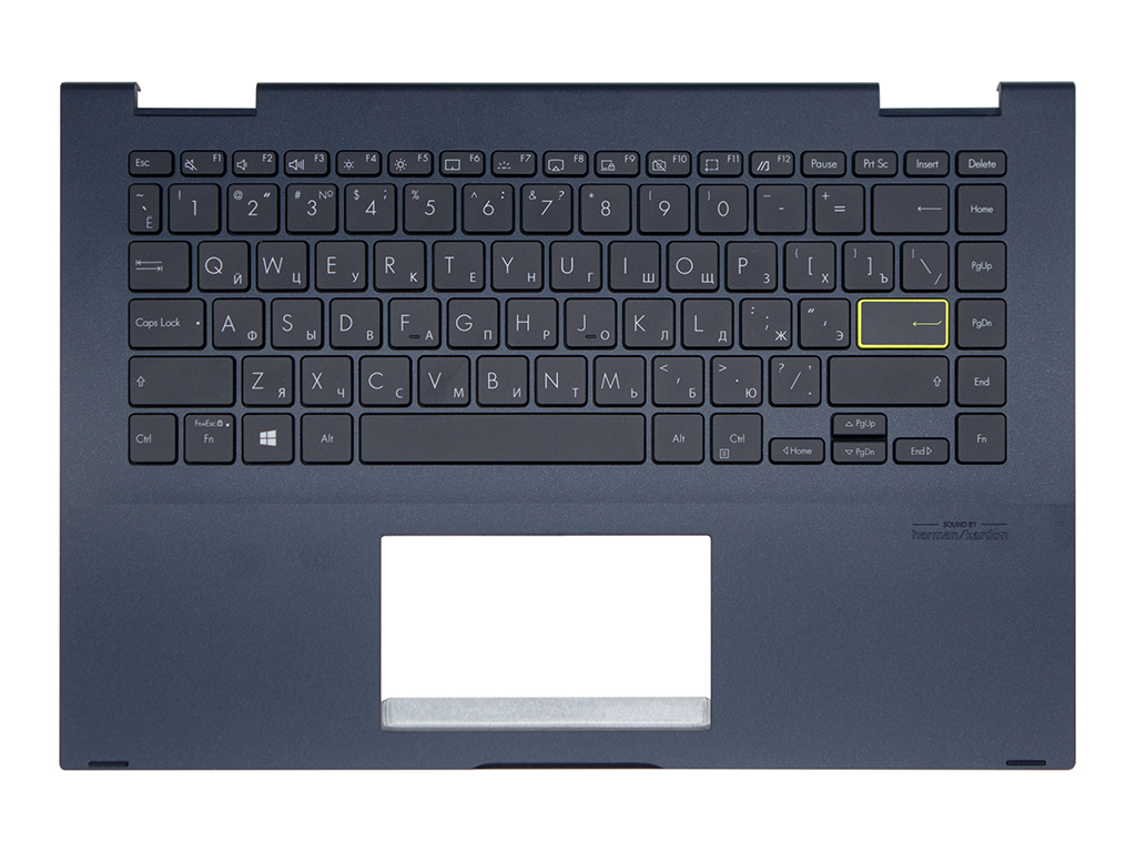 Топ-панель 90NB0U21-R31RU0 для Asus темно-синяя с подсветкой