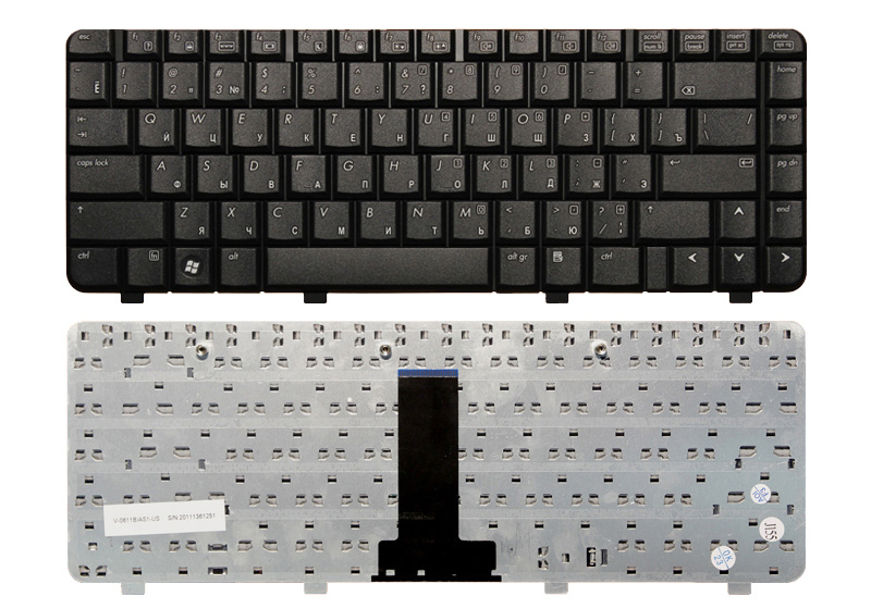 Клавиатура для ноутбука HP Pavilion DV2000 черная