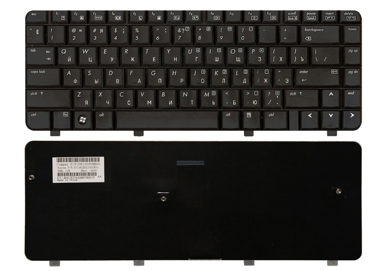 Клавиатура для ноутбука HP Pavilion DV4-1000 черная