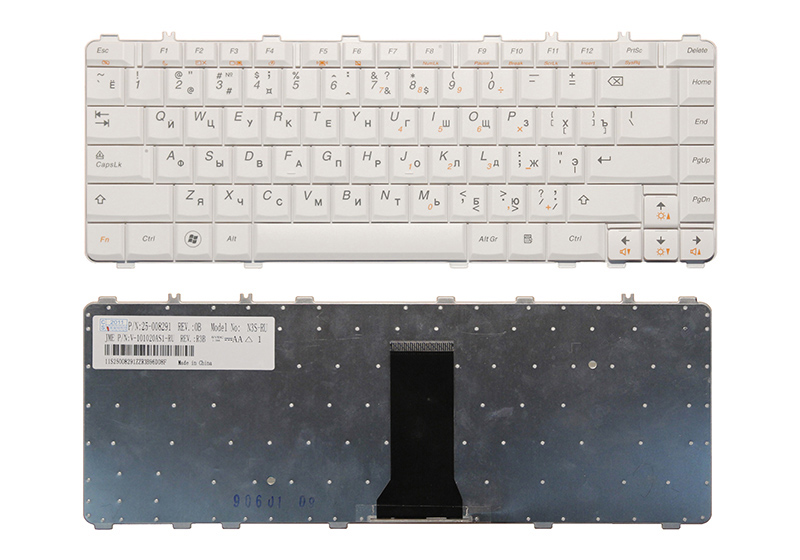 Клавиатура для ноутбука LENOVO IdeaPad Y560 белая