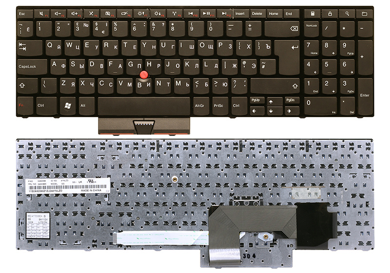 Клавиатура для ноутбука LENOVO ThinkPad Edge E520 черная