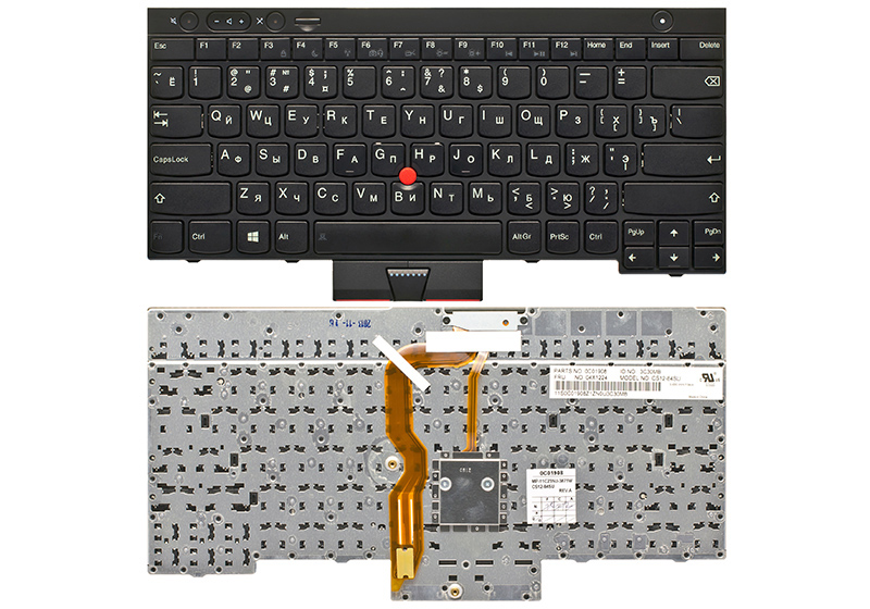 Клавиатура для ноутбука LENOVO ThinkPad T530 черная