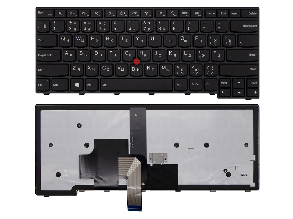 Клавиатура для ноутбука LENOVO ThinkPad L460 с подсветкой