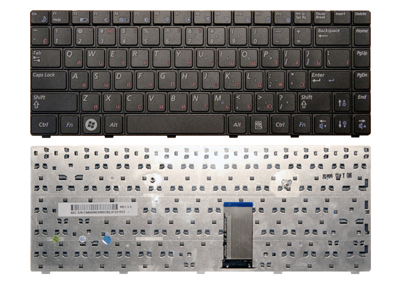 Клавиатура для ноутбука SAMSUNG R440 черная V.1