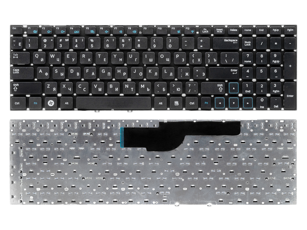 Клавиатура для ноутбука SAMSUNG NP300E5A черная