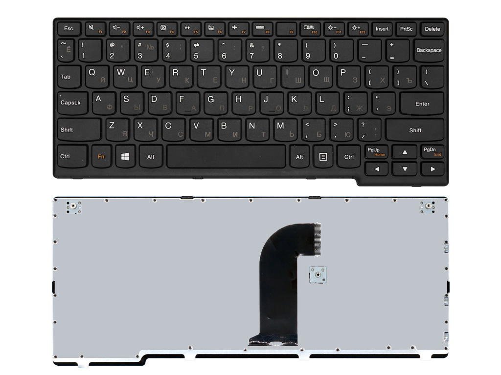 Клавиатура для ноутбука LENOVO IdeaPad Yoga 11 (US) черная