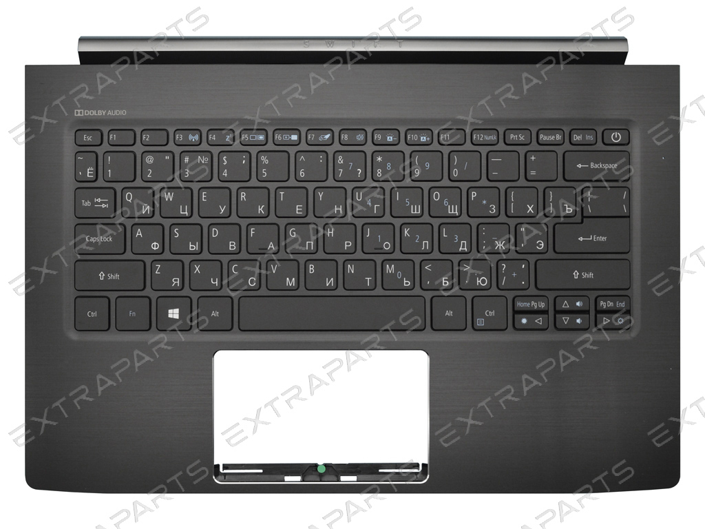 Клавиатура acer nitro 5 an515 52 черная топ панель