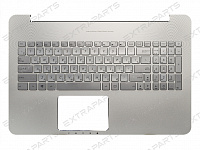 Топ-панель Asus VivoBook Pro N552VX серебро с подсветкой