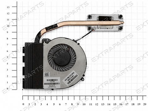 Вентилятор HP 17-y с радиатором V.2 Детал