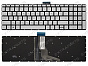 Клавиатура HP Pavilion 15-cc серебро с подсветкой