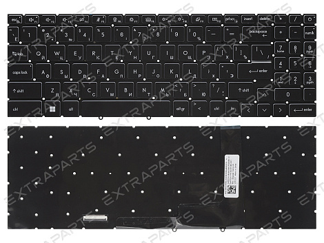 Клавиатура MSI Crosshair 15 B12UEZ черная c полноцветной RGB-подсветкой