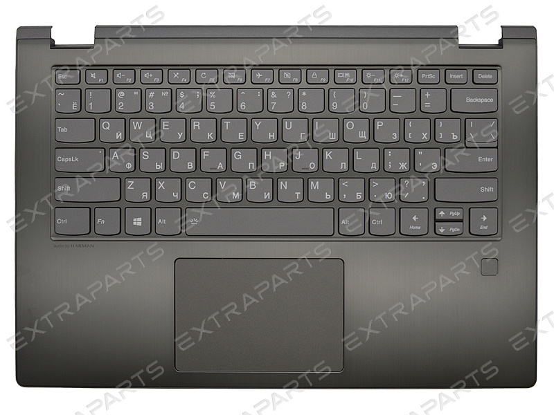Топ-панель для Lenovo Flex 6-14IKB темно-серая