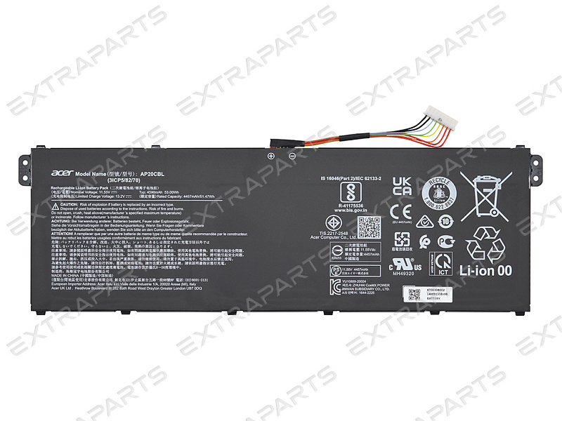 Аккумулятор Acer Swift 3 SF314-43 11.55V