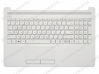 Клавиатура HP 15-da белая топ-панель