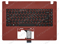 Клавиатура Acer Aspire 1 A114-32 красная топ-панель