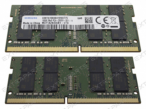 Оперативная память для ноутбука SO-DIMM 16Gb DDR4 2666Mhz Samsung
