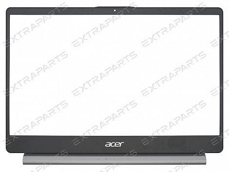 Рамка матрицы для ноутбука Acer Swift 1 SF114-32 черная с серебром
