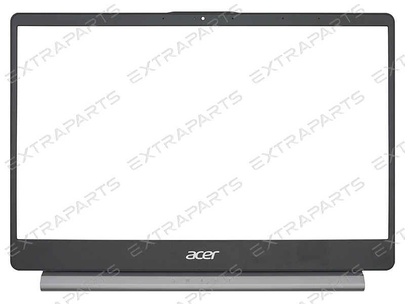 Рамка матрицы для ноутбука Acer Swift 1 SF114-32 черная с серебром