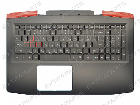 Клавиатура Acer Aspire VX15 VX5-591G черная топ-панель