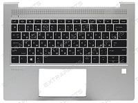 Топ-панель HP ProBook 430 G6 серебряная с подсветкой