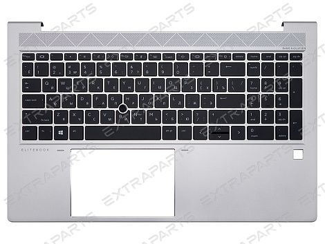 Топ-панель HP Zbook Firefly 15 G8 серебряная (с трекпоинтом)