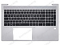 Топ-панель HP Zbook Firefly 15 G8 серебряная (с трекпоинтом)