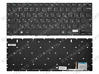 Клавиатура SAMSUNG 730U3E (RU) черная с подсветкой