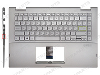 Топ-панель 90NB0S02-R31RU0 для ноутбука Asus серебро без подсветки (для моделей с SD-портом)
