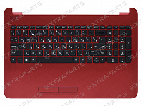 Клавиатура HP 15-ba красная топ-панель