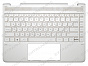 Клавиатура HP Spectre x360 13-w топ-панель серебро