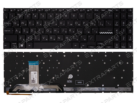 Клавиатура для Asus Vivobook 16X M3604YA черная c подсветкой