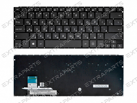 Клавиатура Asus Zenbook UX303UB черная с подсветкой