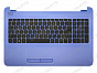 Клавиатура HP 15-ay синяя топ-панель