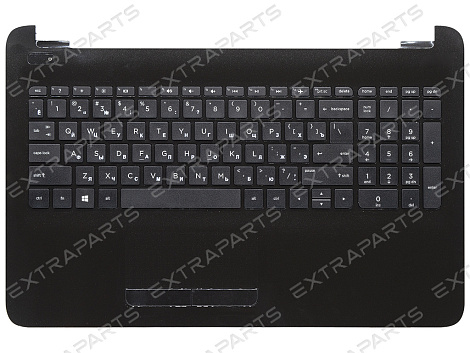 Клавиатура HP 15-ay черная топ-панель V.1