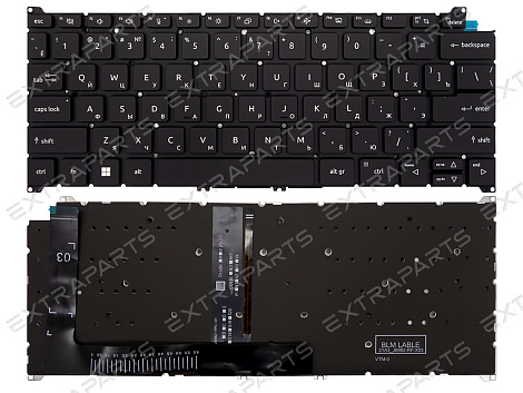 Клавиатура Acer Swift GO 14 SFG14-41 черная с подсветкой