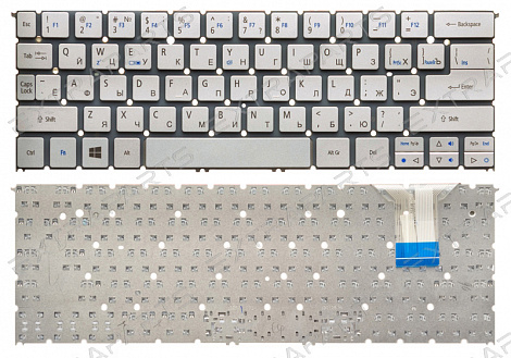 Клавиатура ACER Aspire S7-391 (RU) серебро